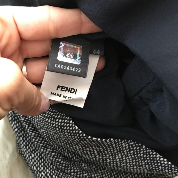 Fendi Asymmetric Silk Dress - Picture 6 of 6